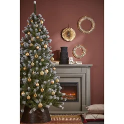 Black Box Trees Kingston Kerstboom Frosted Groen - Kunstgroen