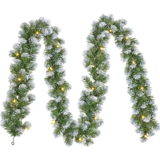 Black Box Trees Slinger Frosted Led 20 Lamps - Kunstgroen - Ø20x270 cm Groen Tips 140