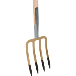 Boerenbond Spitvork 4 Tands T.T. - Bodembewerkers - Zilver