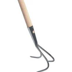 Boerenbond Tuinkrabber 3 Tands Verzinkt - Onkruidstekers & -Krabbers - Zilver