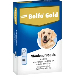 Bolfo Gold Hond 250 - Anti vlooienmiddel
