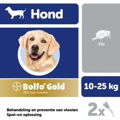 Bolfo Gold Hond 250 - Anti vlooienmiddel