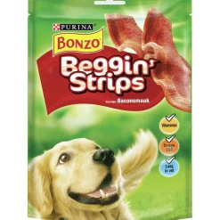 Bonzo Beggin Strips Bacon - Hondensnacks - Bacon 120 g