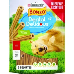 Bonzo Dental Delicious - Hondensnacks - Rund 180 g