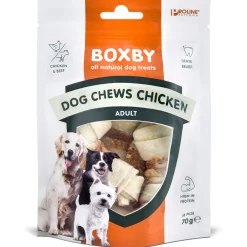 Boxby Dog Chews With Chick - Hondensnacks - Kip Bacon 6 stuks