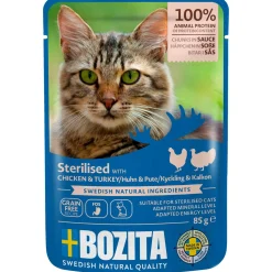 Bozita Feline Pouch Indoor C&T In Sauce - Kattenvoer - 85 g