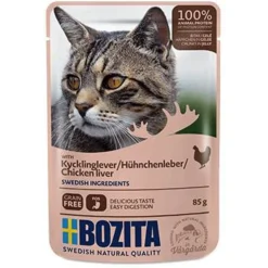 Bozita Feline Pouch Jelly Chickenliver - Kattenvoer - Kip 85 g