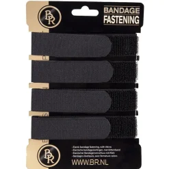 Br Bandagesluitingen - Paardenverzorging - Zwart 4 stuks