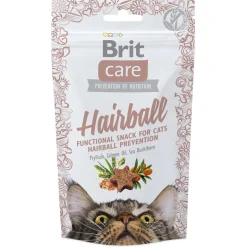 Brit Care Cat Snack Hairball - Kattensnack - Eend 50 g