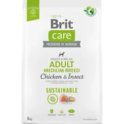Brit Care Dog Sustainable Adult Medium Breed Kip - Hondenvoer