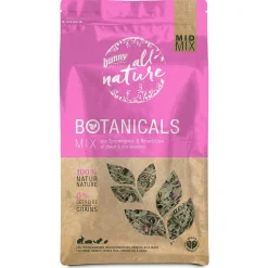 Bunny Nature Botanicals Mix Smalle Weegbree & Rozenbloesems - Kruidenvoer - Weegbree Rozenbloesem 120 g
