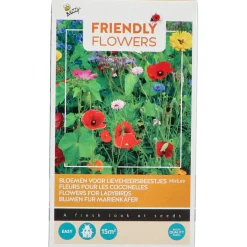 Buzzy Friendly Flowers Lieveheersbeestjes15m² - Bloemenzaden - 55 g