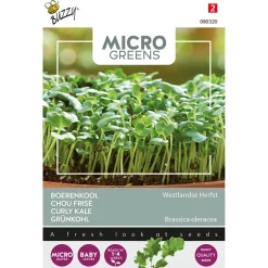 Buzzy Microgreens - Boerenkool Westlandse Herfst - Groentezaden - 1 g