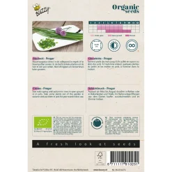 Buzzy Organic Bieslook Prager  - Bio - Kruidenzaden - 400 mg