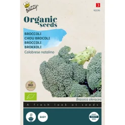 Buzzy Organic Broccoli Calabrese Natalino - Bio - Groentezaden - 1 g