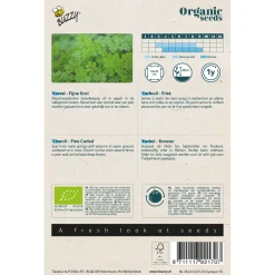Buzzy Organic Kervel Fijne Krul  - Bio - Groentezaden - 1.75 g