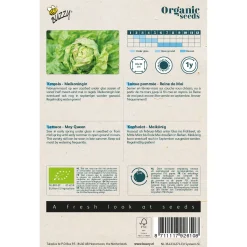 Buzzy Organic Kropsla Meikoningin  - Bio - Groentezaden - 1 g