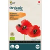 Buzzy Organic Papaver - Klaproos Rood  - Bio - Bloemenzaden - 250 mg