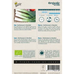 Buzzy Organic Prei Herfstreuzen 2 - Hannibal  - Bio - Groentezaden - 750 mg