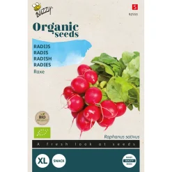 Buzzy Organic Radijs Raxe  - Bio - Groentezaden - 2.5 g