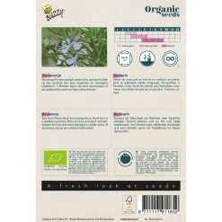 Buzzy Organic Rozemarijn  - Bio - Kruidenzaden - 100 mg