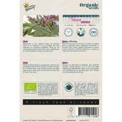 Buzzy Organic Salie  - Bio - Kruidenzaden - 500 mg