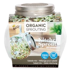 Buzzy Organic Sprouting Pot Salademix Bio - Groentezaden - 7.5 g