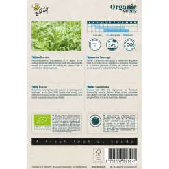Buzzy Organic Wilde Rucola  - Bio - Groentezaden - 600 mg