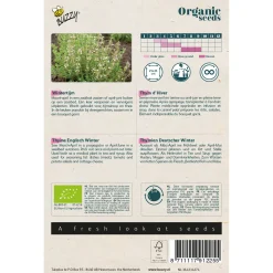 Buzzy Organic Winter Tijm - Bio - Kruidenzaden - 150 mg
