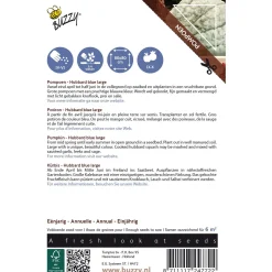 Buzzy Ornamental - Pompoen Hubbard Blue - Groentezaden - 3 g