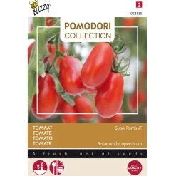 Buzzy Pomodori - Tomaat Super Roma Vf - Groentezaden - 750 mg