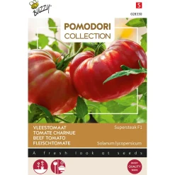 Buzzy Pomodori - Vleestomaat Supersteak F1 - Groentezaden - 10 stuks