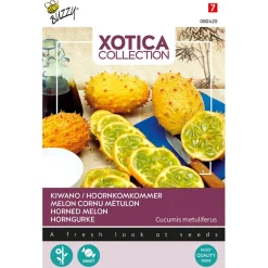Buzzy Xotica Kiwano - Hoornkomkommer - Exotische zaden - 10 stuks
