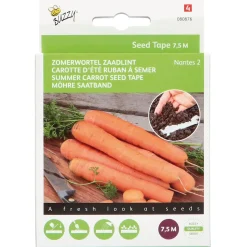 Buzzy Zaadband Wortelen Nantes 2 - Groentezaden - 3x2.5 m