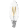 Calex Led Kaars Helder Straight Filament E14 4.5w 470lm - Lichtbron -