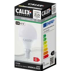 Calex Led Kogel E14 P45 2.8w 215lm - Lichtbron - Warm Wit 1 stuk