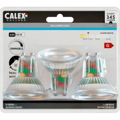 Calex Led Reflector Gu10 4.9w Dimbaar 3 Stuks - Lichtbron - Warm Wit 1 stuk