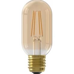 Calex Led Tubular Gold Straight Filament E27 3.5w 250lm - Lichtbron - 1 stuk