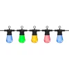 Calex Lichtsnoer 10 Lamps Met Remote - Tuinverlichting - 10 cm Multi-Color