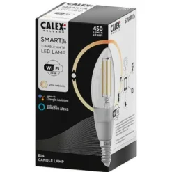 Calex Smart Led Filament Kaarslamp E14 B35 - Lichtbron - 4.5 Watt