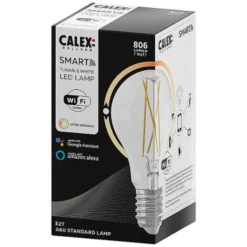 Calex Smart Led Filament Standaard E27 A60 - Lichtbron - 7 Watt