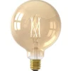 Calex Smart Led Filament Goud Globe E27 G125 - Lichtbron - 7 Watt