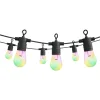 Calex Smart Outdoor Party String Light - Tuinverlichting - 10 cm 1 g Multi-Color 24v
