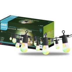 Calex Smart Outdoor Party String Light - Tuinverlichting - 10 cm 1 g Multi-Color 24v