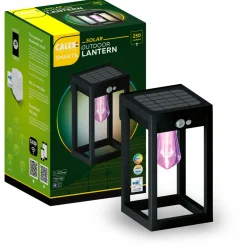 Calex Smart Outdoor Solar Lantaarn - Tuinverlichting - 1215 g Zwart