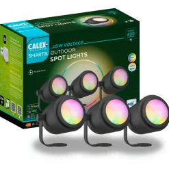 Calex Smart Outdoor Spotlights 24v - Tuinverlichting - 780 g Multi-Color 3 stuks 24v