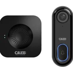 Calex Smart Videodeurbel - Bewaking - Zwart