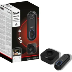 Calex Smart Videodeurbel - Bewaking - Zwart