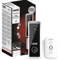 Calex Smart Videodeurbel Batterij - Bewaking -