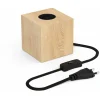 Calex Tafelarmatuur Wood + Schakelaar 1.8m - Lichtbron -
